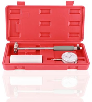 50-160MM Mikrometer-Durchmesser, Bohrungskalibratormotorenzylinder-Messwerkzeugsatz, BohrungsmessgeräT + Messuhr FüR Tiefenmessung Von Motorzylindern, Innenabmessungen Von WerkstüCken