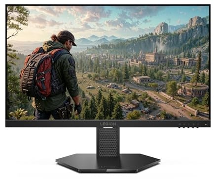 Lenovo Legion 24-10 Gaming Monitor, 23.8 FHD IPS Display, 240Hz, 0.5ms MPRT, AMD FreeSync Premium, HDR10, LTPS Ergonomic Support - HDMI 2.1 and DisplayPort 1.4 - Raven Black