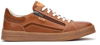 Pikolinos Xativa Herren Sneaker | Leder | Memory Foam | Hellbraun
