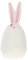 WINOMO eramikhasen-Figur aus Porzellan, Mini-Osterhase, Hasen Dekofiguren Porzellan für Schreibtisch, Zuhause, Büro, Feengarten, Osterdekoration, 15.5x7.5x7.5cm