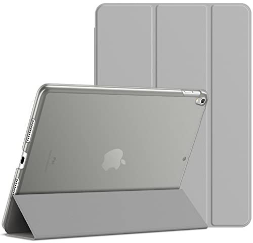 JETech Hülle für iPad Air 10,5 (3. Generation 2019) und iPad Pro 10,5 2017, Schutzhülle mit Ständer Funktion und Auto Schlafen/Wachen (Grau)