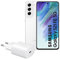 Samsung Galaxy S21 FE 5G (128 GB) Color Blanco + Cargador – Teléfono Móvil Android, Smartphone Libre (Versión Española)