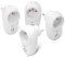 SONOFF S26R2TPE WLAN-Steckdose, 4 Stück, 16 A, intelligente Steckdose, kompatibel mit Alexa, Google Home und IFTTT, programmierbare Steckdose mit Fernbedienung, Sprachsteuerung und Zeitfunktion