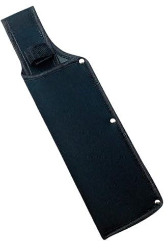 Aibote Outdoor Nylon Messer Scheide Lagerung Fall Halter mit Gürtelschlaufe für feste Klinge Machete Holz Hackmesser Jagd Camping Abenteuer (schwarz)