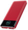 AXNEB Power Bank 13800mAh,Ultradünn Powerbank PD USB C Input&Output 3.0A Externer Akku mit Taschenlampe,Powerbank LED Display Akkupack Kompatibel mit iPhone 14 Pro 13 12 Samsung Huawei iPad-Rot