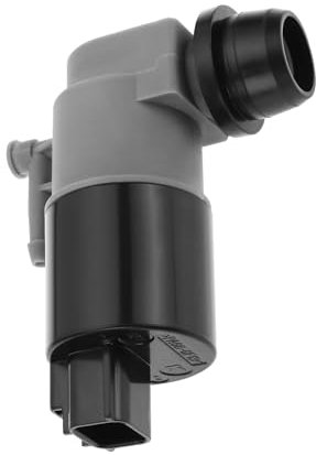 VGOL Car Front Outlet Windshield Washer Pump Black Gray 12V 2Pins 853300D121 Compatible with Toyota Yaris P13 2015-2021 Windshield Cleaning Fluid Pump