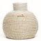 YAADU Jarrón trenzado, altura aprox. 24 cm, jarrón de flores, jarrón tejido para hierba de las Pampas, jarrón decorativo natural, macetero, macetero, maceta, maceta, maceta, cesta trenzada, modelo