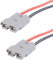 Flaconi Auto Batterie Stecker,Batterieanschluss,Batterieanschluss 50A Stecker,Batterie Schnellanschluss,Batterie Steckerkabel,batterieanschluss Stecker,Geeignet für Autos,Traktoren, Anhänger