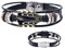 Guitare Bracelet Noir Triple Woven Bracelets Guitare Tressée En Cuir Hommes Bracelet Bracelet En Forme De Guitare Punk Bracelet Multicouche Tressé Fait À La Main Pour Mélomane Cadeaux Bijoux