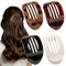 OWill 4 Stück Haarklammern für Damen,Flache Haarspangen,Haarspangen Damen Dünnes Haar,Haarklammer Gebogenes Design,Flat Claw Clip für Dünnes Haar und Dickes Haar