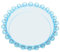 VICASKY Nail Art Jewelry Storage Tray Nail Artist Supplies Nail Art Plate Nail Polish Tools Nail Polish Holder Nail Polish Tray Makeup Palette Tray Nail Art Palette Sky-blue Plastic
