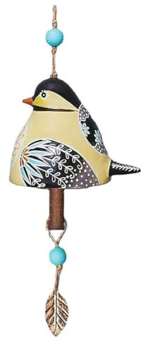 Feriany Chant D'Oiseau Cloche Décoration de Jardin Chant D'Oiseau Cloche Carillon à Vent Musique Carillons Éoliens Suspendus Carillons Chant D'Oiseau Cloche Suspendue,D