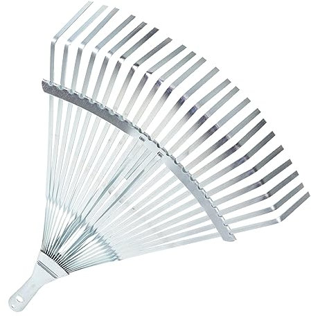 Operitacx Râteau de Jardin Extensible Râteau Réglable pour Débris Outil de Jardin Pratique pour Cour et Pelouse