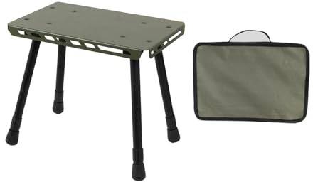 GAOINTELL 2 In 1 Camping Tisch Outdoor Hocker Aluminium Legierungen Klapp Praktisch Für Picknicks Angeln BBQ Klapp Hocker Tisch