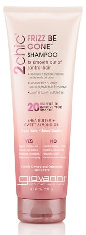 Giovanni Cosmetics 2chic Frizz Be Gone Shampoo, 294 g