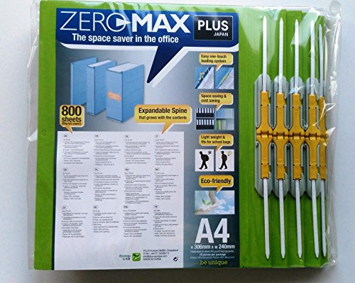 10 x ZeroMax Archivordner GRÜN A4 überbreit PLUS JAPAN