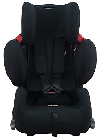 JYOKO Kids Bezug für Autositz kompatibel mit Recaro Young Sport Hero, aus Baumwolle (Black Series)