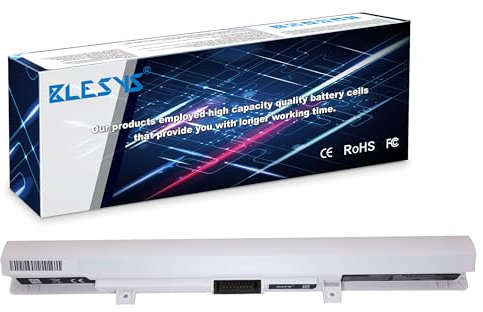 BLESYS Blanc PA5186U-1BRS PA5185U-1BRS Batterie pour Toshiba Satellite L50-B C70-C C55-C C50-B C70D-C l50-b-11z l50-b-1m2 c55-c-1wd c70d-c-12t Séries PA5195U-1BRS PA5184U-1BRS Laptop 14.4V 2200mAh