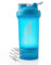 Shake That Weight Shaker à protéines de 450 ml – Bleu – Avec accessoire de rangement pour poudre de boisson protéinée et régime de régime, mélangeur à billes métallique, boucle de fixation pour sac