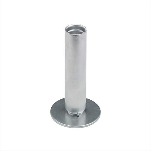 NKlaus 1x Kerzenhalter 12cm hoch Kerzenständer silbern für Tafelkerzen ? 2cm Stabkerzen Hochzeit Deko 2866