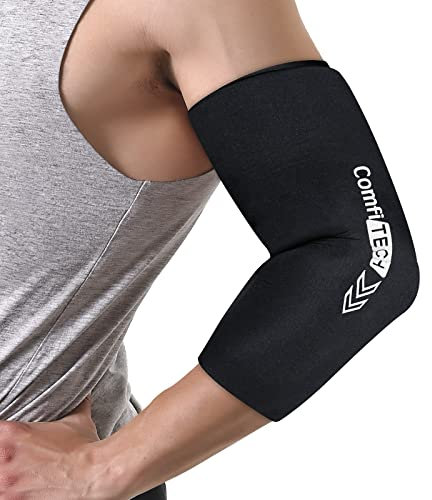 ComfiTECH Ellbogen-Eisbeutel und Tennisarm Innovative Kältekompressionsmanschette, wiederverwendbar (Medium)