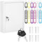 SPRINGOS Armoire à clés 27 x 35 x 8 cm verrouillable avec porte-clés Boîte pour 42 clés