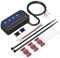 Bloc de Fusibles de Moto, Boîte à Fusibles de Batterie 12 V, Kit de Boîte de Relais à Fusibles 20 A avec Voyant LED, Bloc de Jonction de Boîte à Fusibles de Batterie pour Voiture