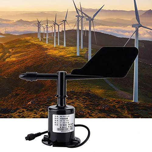 4 20mA 8 Indicazioni Direzioni Strumento di Misurazione Anemometro con Sensore di velocità del in Policarbonato DUREVOLE: Guscio in Policarbonato Ad Alta Mecha Sensore