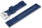 CRAFTER BLUE CB51 Uhrenarmband, professionelles Taucher-Ersatzarmband aus FKM-Kautschuk mit geradem Ende für alle Uhren mit 22 mm breitem Bandanstoß, Blau