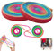 4 Rollen Gummitwist Kinder, 6 Meter Hüpfgummi, 1.6 Meter Fingerspiel Schnüre, Gummi Twist, Twister Spiel, Springseil Kinder 8 Jahre, Indoor & Outdoor Kinderspiele, Twister Kinder, Finger Seile