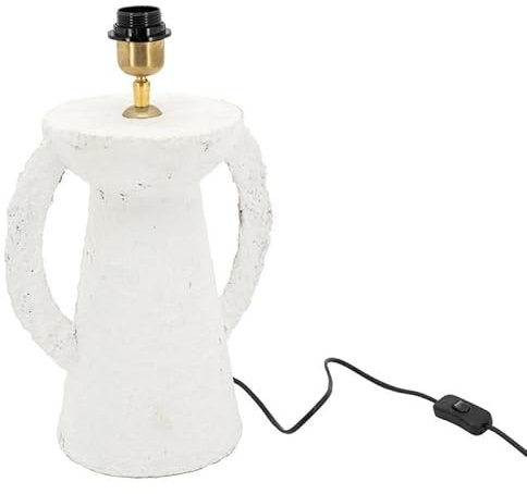 AUBRY GASPARD Pied de Lampe Original en Papier mâché Amphore