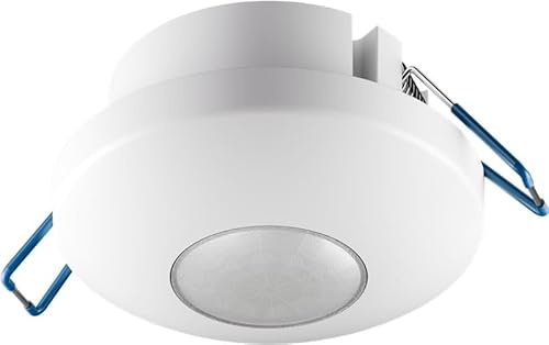 goobay Bewegungsmelder Innenbereich, IP20, 2in1 weiß - Nachtlicht mit Bewegungsmelder, LED Lampen, 360° Erfassung, 8m Reichweite, PIR Sensor, Abschaltverzögerung - Aufputz & Unterputz 79602