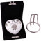 UrnsWithLove Petite urne funéraire en Forme de cœur pour Cendres avec boîte et Support Blanc