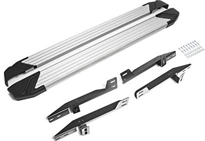 J&J AUTOMOTIVE | Marchepieds Basic aluminium seuil avec CR-V 2006-2012, 2 pièces Marchepied avec ABE Certificat, Matériel de Montage