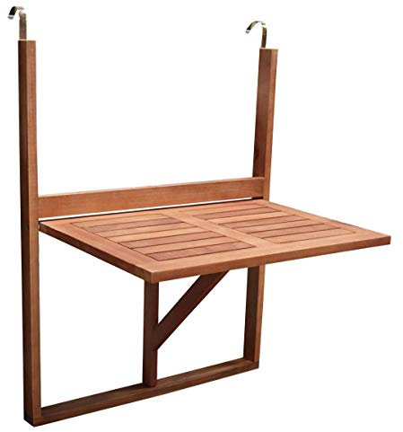 Freital Handels GmbH Balkonhängetisch 60x40cm Akazie