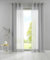 YASMIN 2er Set Ösengardinen HxB 225x140 cm Grau Transparent »Basel« Gardine Bleiband Store Vorhang, 20332TR2
