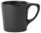 notNeutral LINO Porzellan-Kaffeetasse für den persönlichen Gebrauch, Restaurant, kommerzielle Nutzung, einzelne Tasse (schwarz, 340 ml)