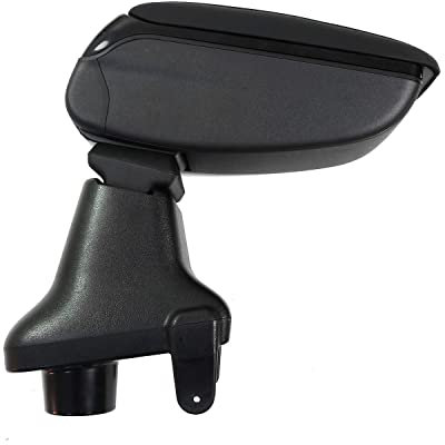 Accoudoir Compatible avec Renault Clio IV HB 2012-2020 Vinyl Abs Noir Coulissant