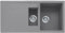 Astini Livio 1.5 Bowl Granite Grey Reversible Kitchen Sink & Waste