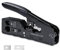 6COMGIGA Herramienta de crimpado RJ45 RJ12 todo en uno, crimpadora Ethernet para conector modular Cat5 Cat5e Cat6 Cat6a Cat7, 6C-CT-01