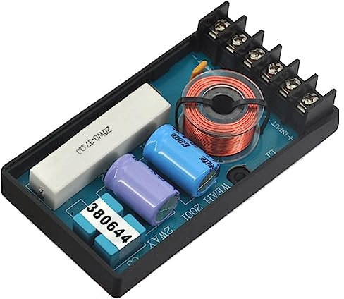 reamhome 2 Stück Auto Frequenzteiler Audio Hifi Filter Leiterplatte Höhen Bass Frequenzteiler Filter