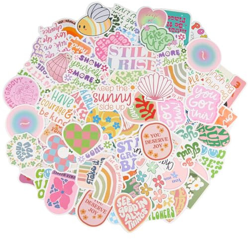 150 Stück Sticker Set, Bunte Sticker Aesthetic, Wasserfeste Laptop Sticker, Fun Diy Aufkleber Aesthetic Stickers Für Jugendliche Mädchen, Cute Stickers Für Water Bottles, Gepäck, Skateboards