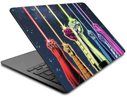 Head Case Designs Offizielle Green Lantern DC Comics Power Ringe Comic Buch Umschlag Vinyl Haut Aufkleber Abziehbild Abdeckung kompatibel mit MacBook Air 13.6 A2681 (2022)