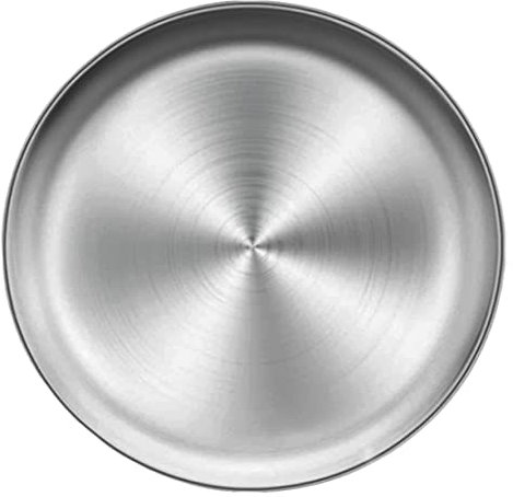 13 pulgadas Bandeja de acero inoxidable para pizza, 34cm Bandeja redonda para pizza Bandeja para hornear pizza Juego de utensilios para hornear pizza Bandeja de almacenamiento para tarta de frutas