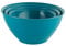 URBN-CHEF Durable Plastic Colourful Kitchen Mixing Salad Bowls Microwave & Dishwasher Safe (Teal, 3.4L)