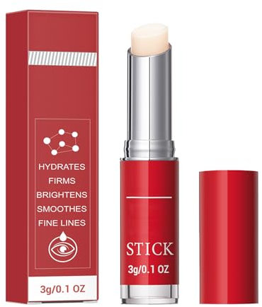 Hppsctink Crema de ojos en barra, Retinol Crema Contorno de Ojos, Reduce la aparición de líneas de expresión,Cuida suavemente la piel del contorno de los ojos, 3g, eye cream