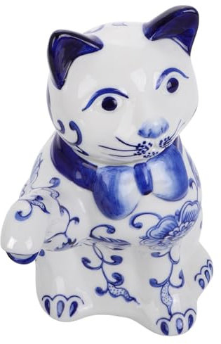 Zerodeko Tetera De Cerámica Creativa De Gato, Tetera De Porcelana De Estilo Chino Para Decoración Para Sala De Estar, Tetera De Estilo Chino Para Sala De Estar, Adorno De Tetera De
