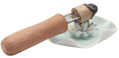 LOLIPPYY Extensores de Varilla de Moxa 2 Unidades Mango de Madera Aguja Afilada Herramienta de Encendido para Moxibustión Portátil Uso Terapéutico en Salud y Bienestar