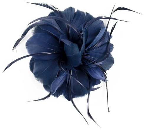 Feder Ansteckblume Bunte Federbrosche Corsage Brosche Pin for Männer Frauen Kleidung Bankett Schmuck Hochzeit Haar Hut Zubehör für Hochzeit, Party, Kostüm