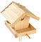 Wiemann Lehrmittel Futterhaus für Vögel - Bausatz für Kinder aus unbehandeltem Holz mit kindgerechtem Holzhammer, Leim und Dübeln